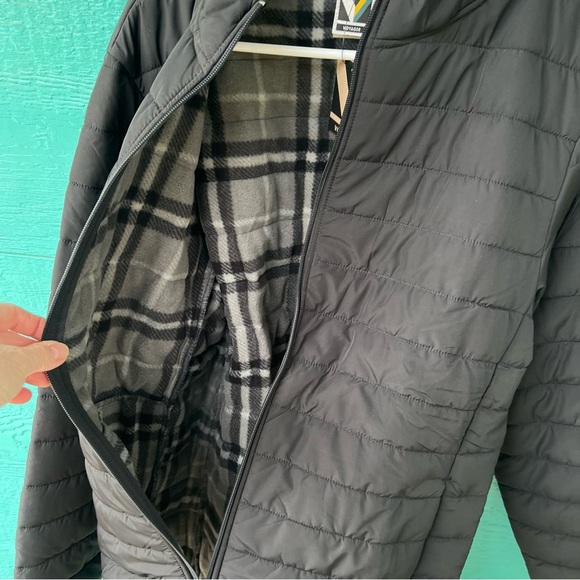 VOYAGER MENS PUFFER JACKET BLACK SIZE LARGE NWT - Picture 4 of 7